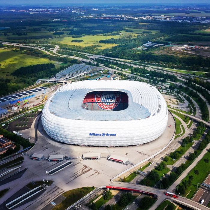 Munich allianz stade bayer estadio stadion muenchen prend